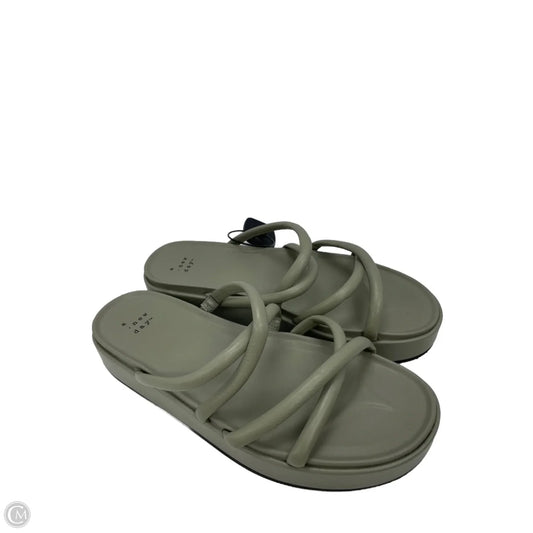 Sandals Flats By A New Day In Grey, Size: 8