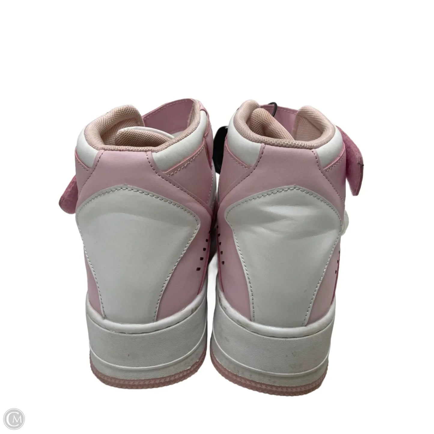 Shoes Sneakers By Express In Pink & White, Size: 10