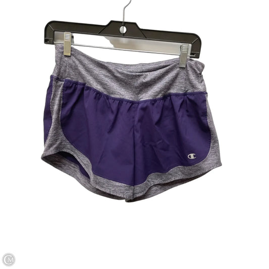 Athletic Shorts By Champion In Purple, Size: S