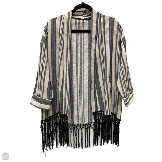 Cardigan By Zara Basic In Striped Pattern, Size: S