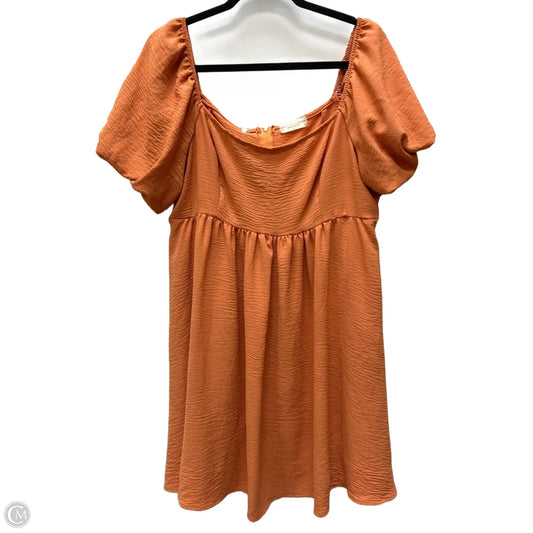 Dress Casual Short By Altard State In Orange, Size: 2x