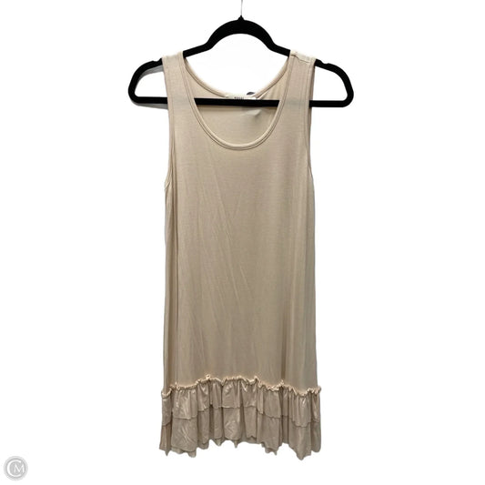 Tunic 3/4 Sleeve By Easel In Tan, Size: S