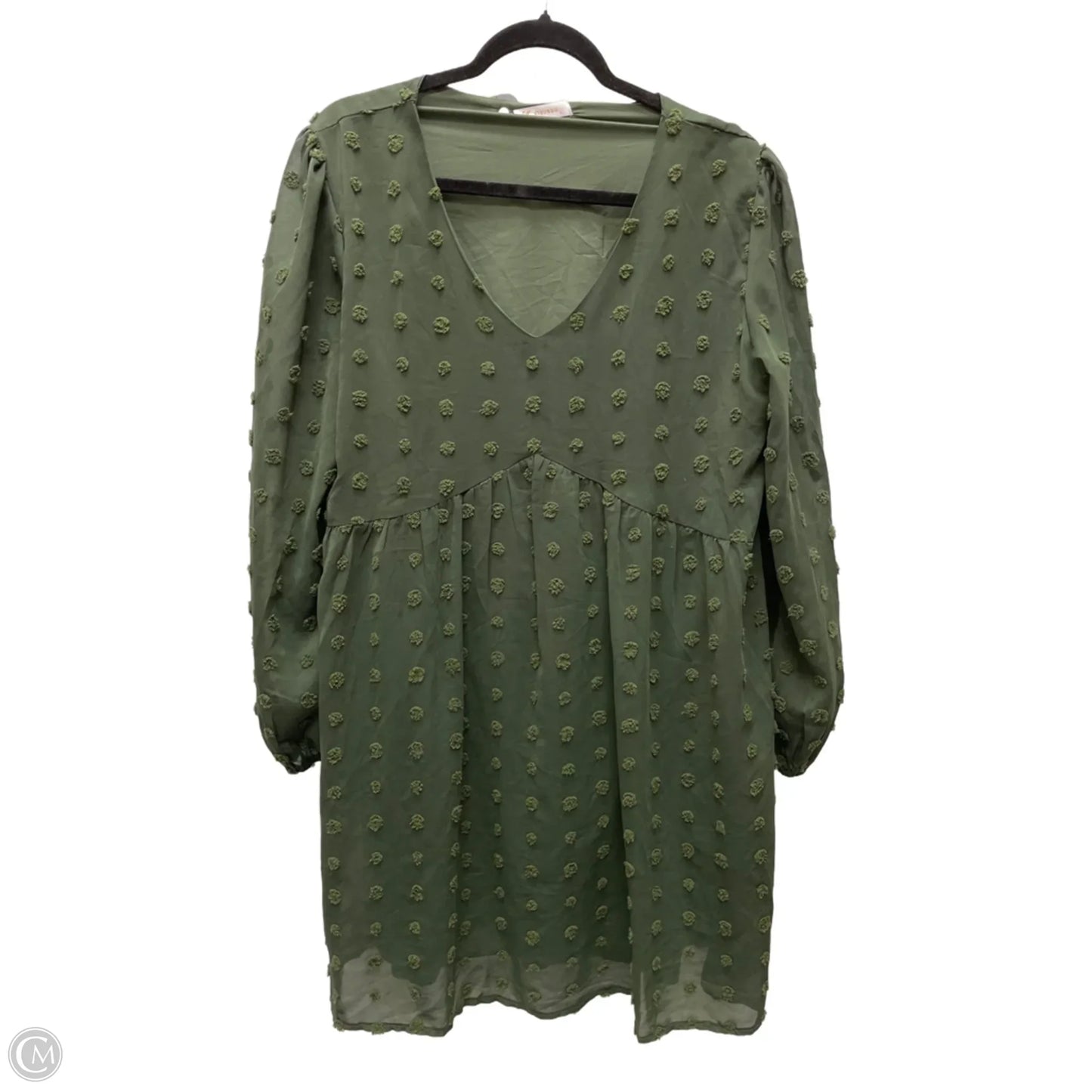 Dress Casual Short By Kirundo In Green, Size: Xl