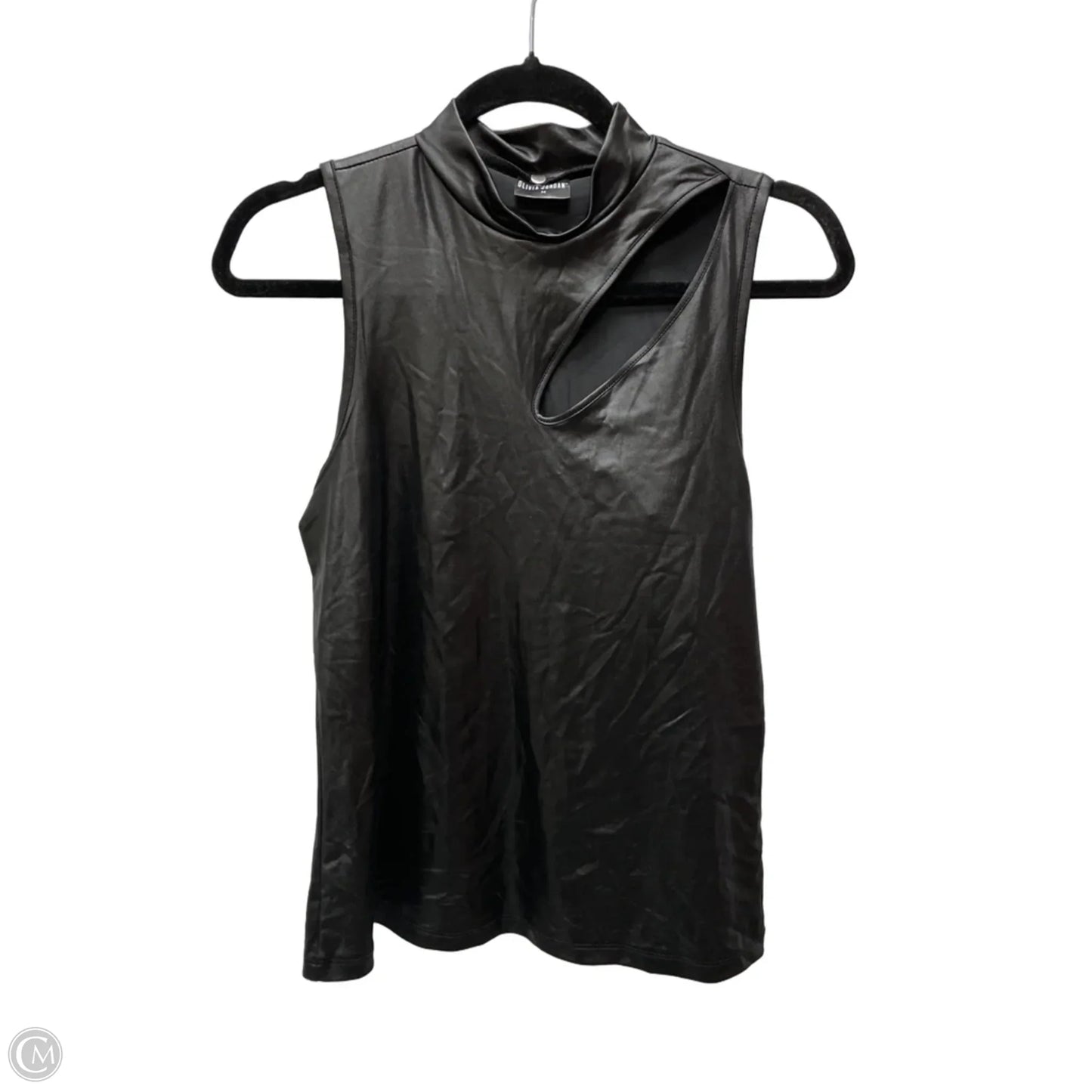 Top Sleeveless By Clothes Mentor In Black, Size: M