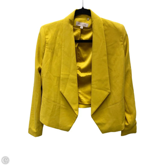 Blazer By Philosophy In Yellow, Size: Xs