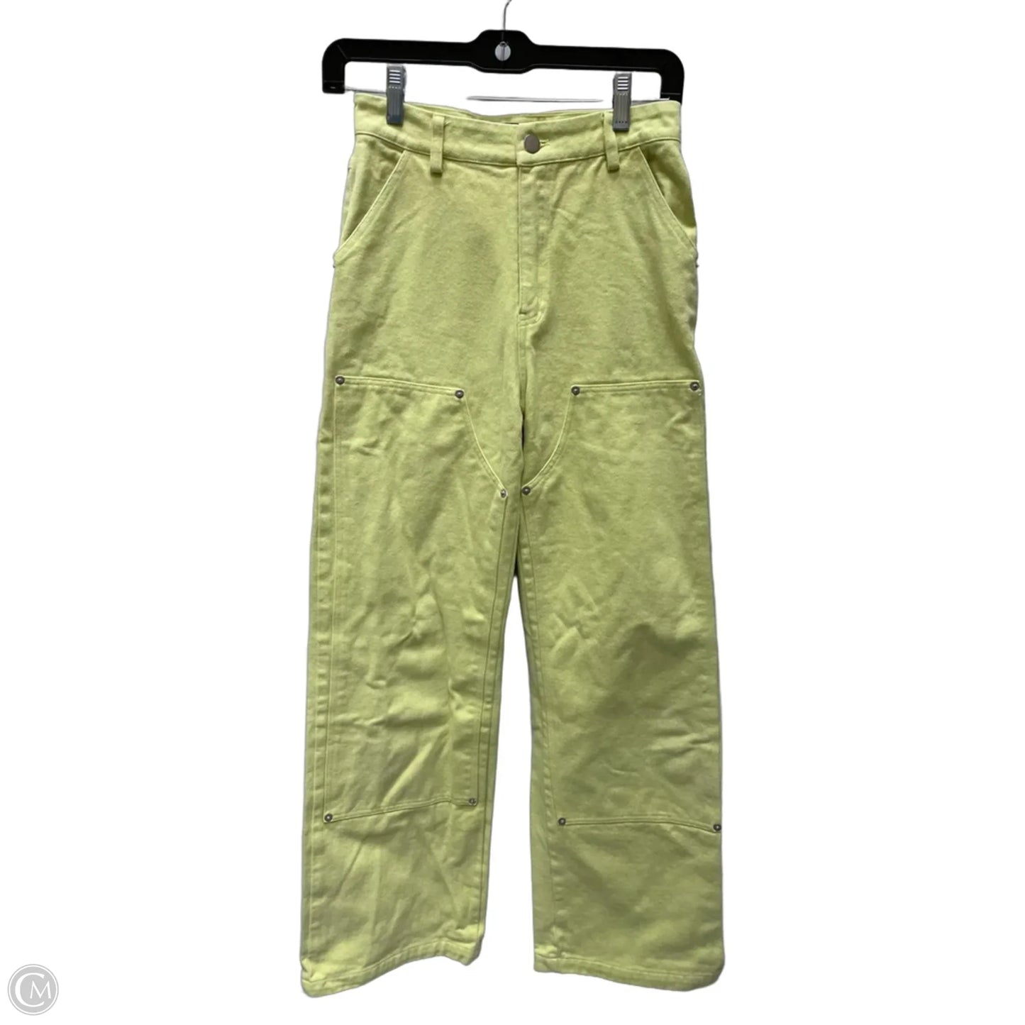 Jeans Wide Leg By Cmb In Green, Size: 0