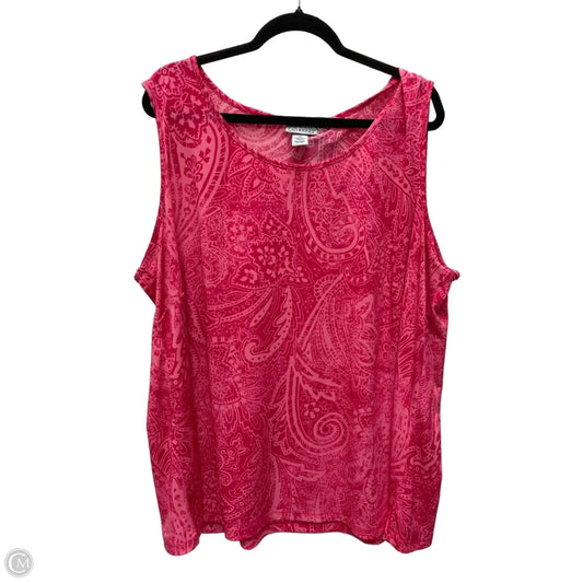 Top Sleeveless By Maggie Barnes In Pink