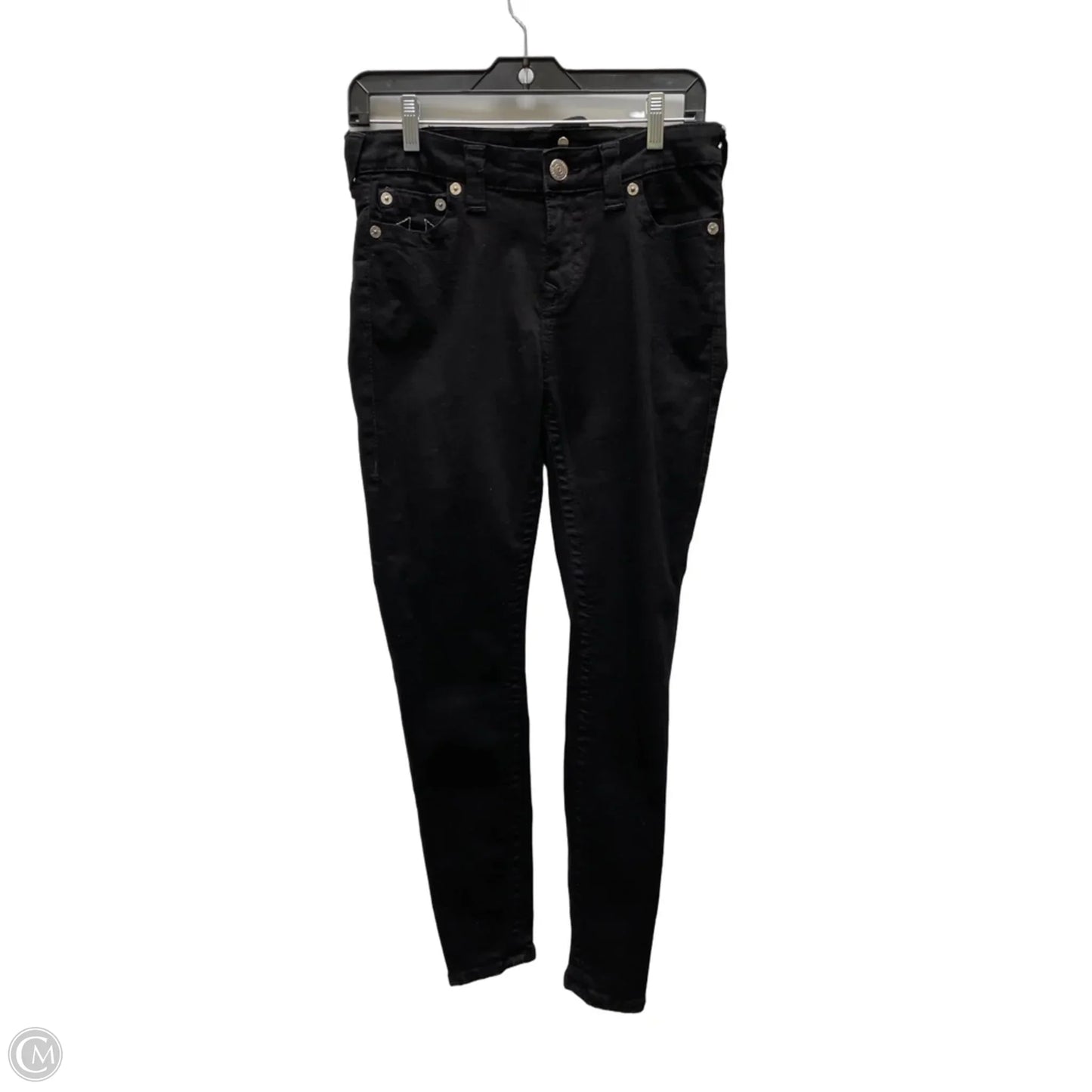 Jeans Skinny By True Religion In Black, Size: 10