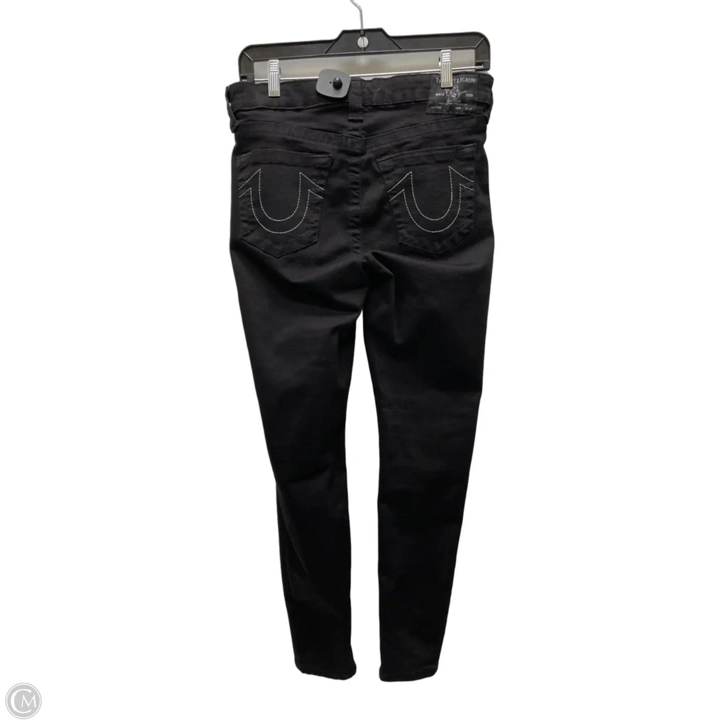 Jeans Skinny By True Religion In Black, Size: 10