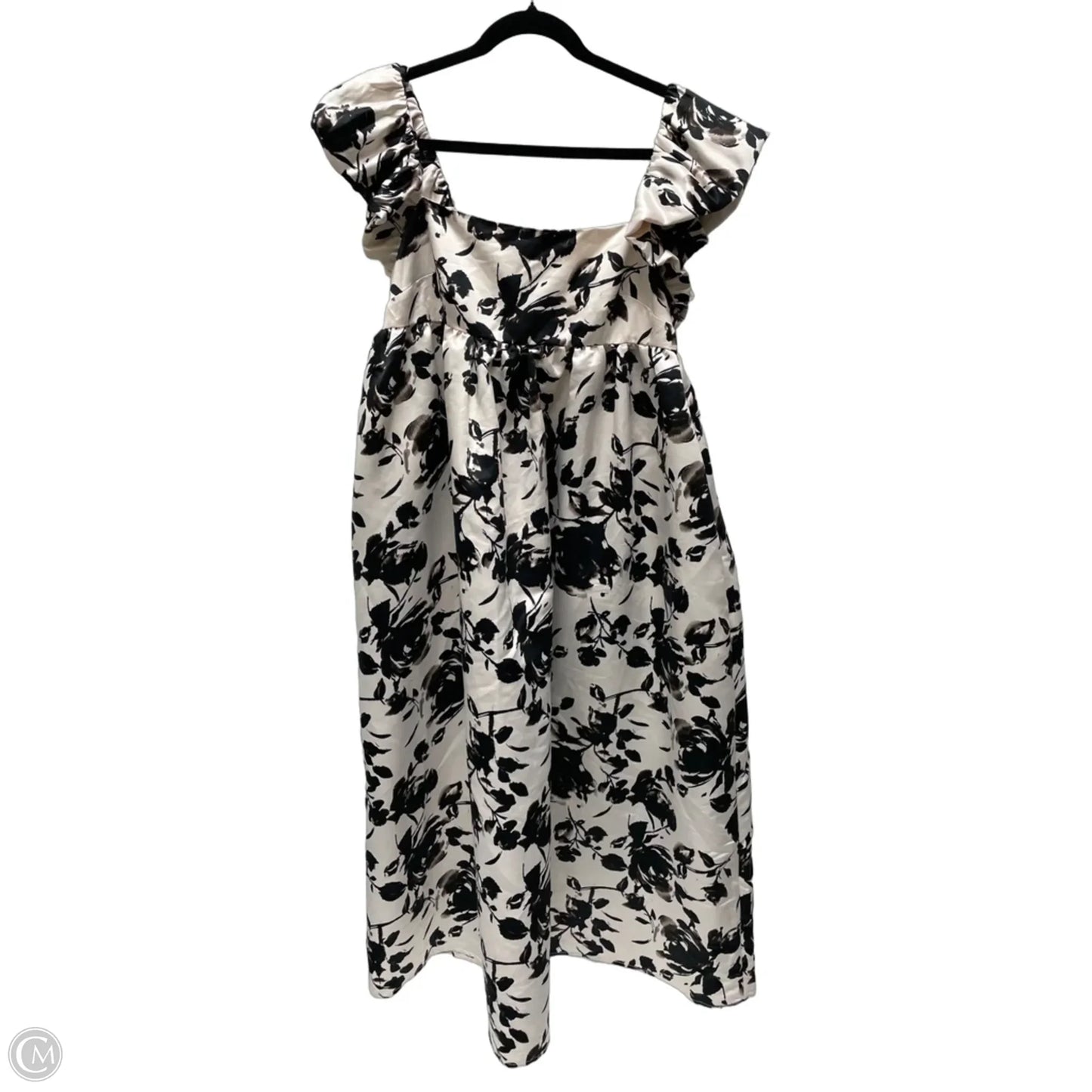 Dress Party Midi By Target-designer In Floral Print, Size: L