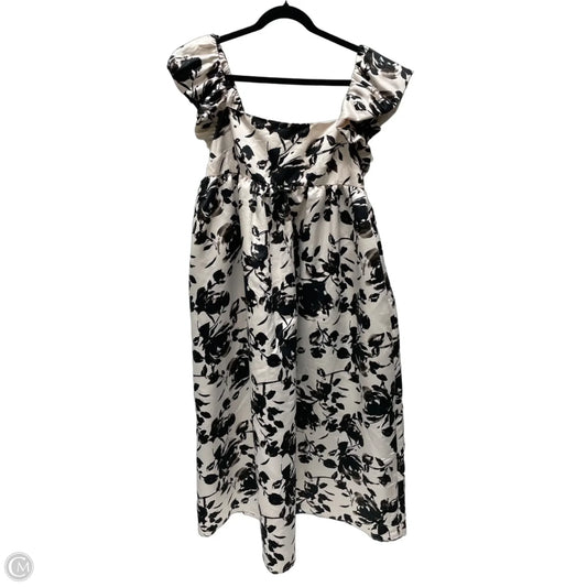 Dress Party Midi By Target-designer In Floral Print, Size: L