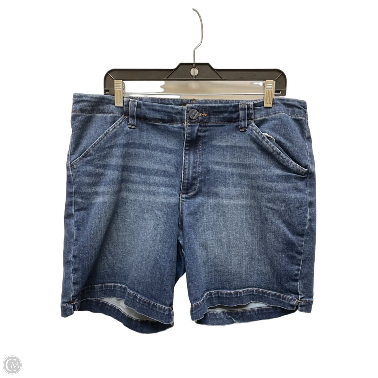 Shorts By Lee In Blue Denim, Size: 16