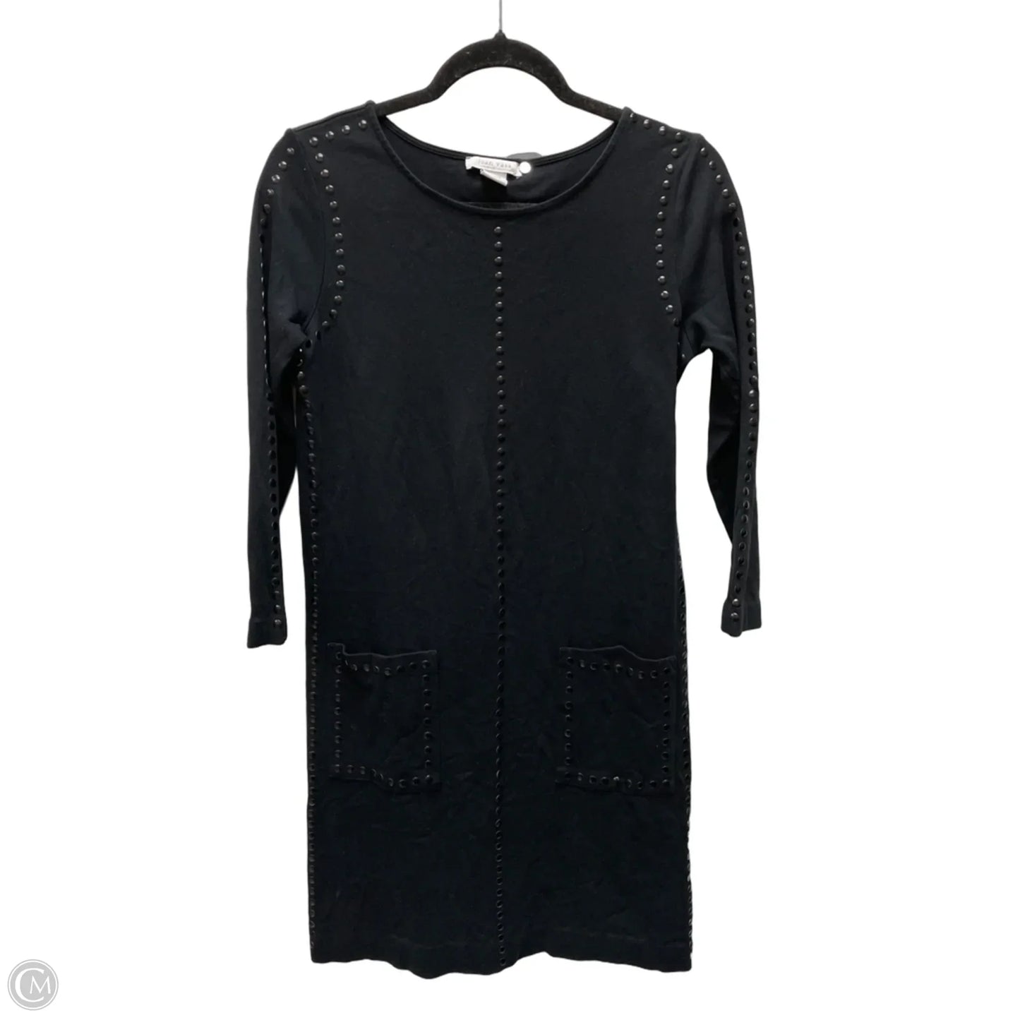 Dress Casual Short By Joan Vass In Black, Size: Xs
