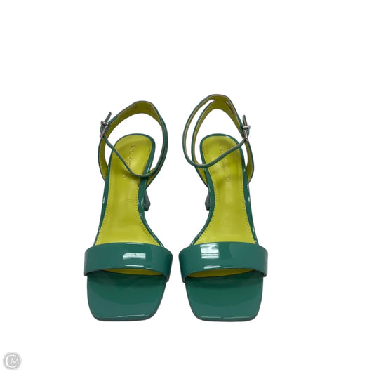 Sandals Heels Stiletto By Vince Camuto In Aqua, Size: 6