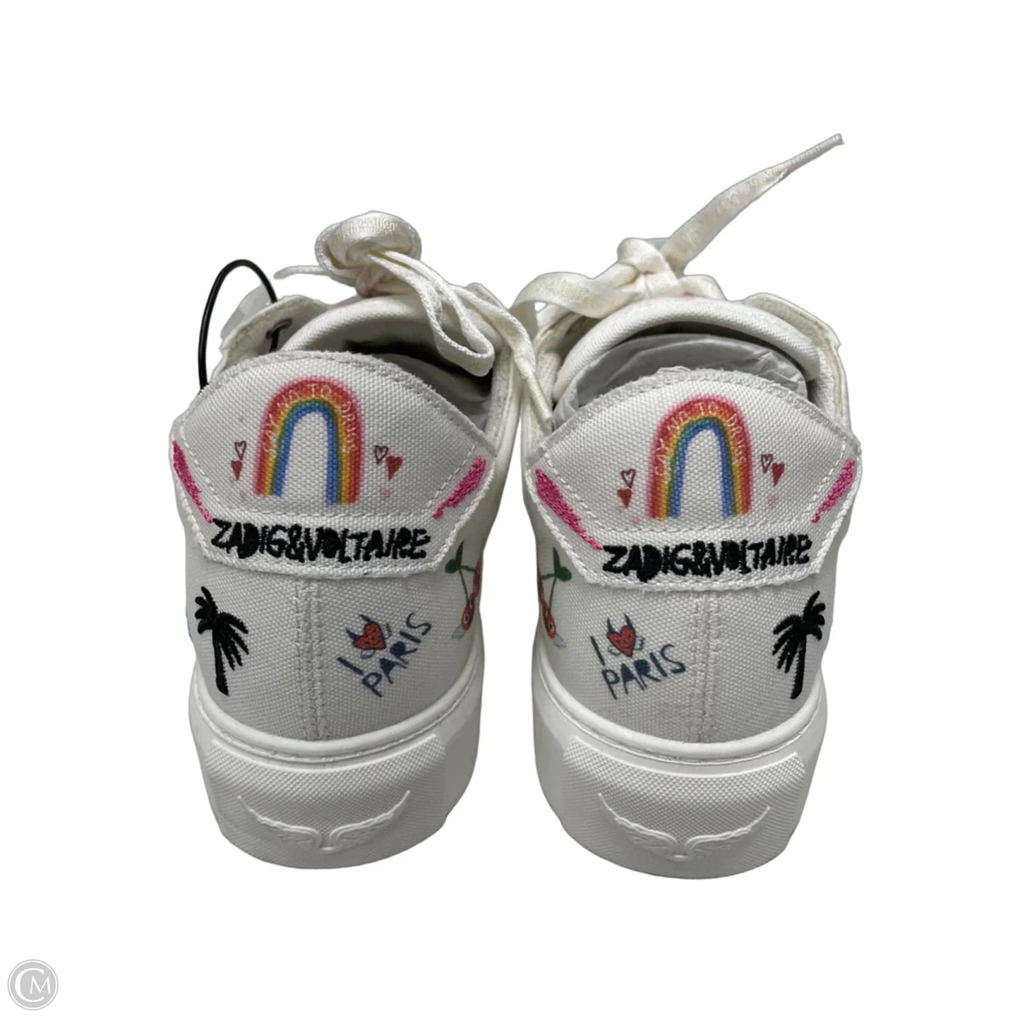 Shoes Sneakers By Zadig And Voltaire In White, Size: 7.5