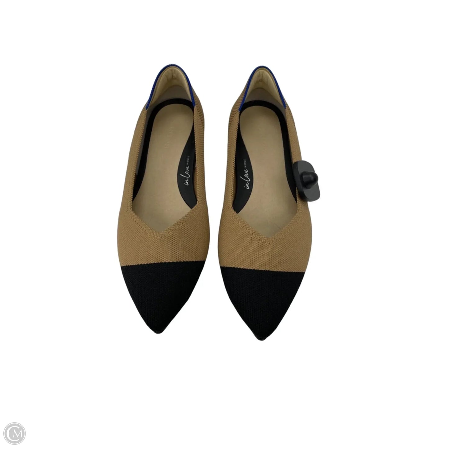 Shoes Heels Block By Rothys In Black & Tan, Size: 10.5