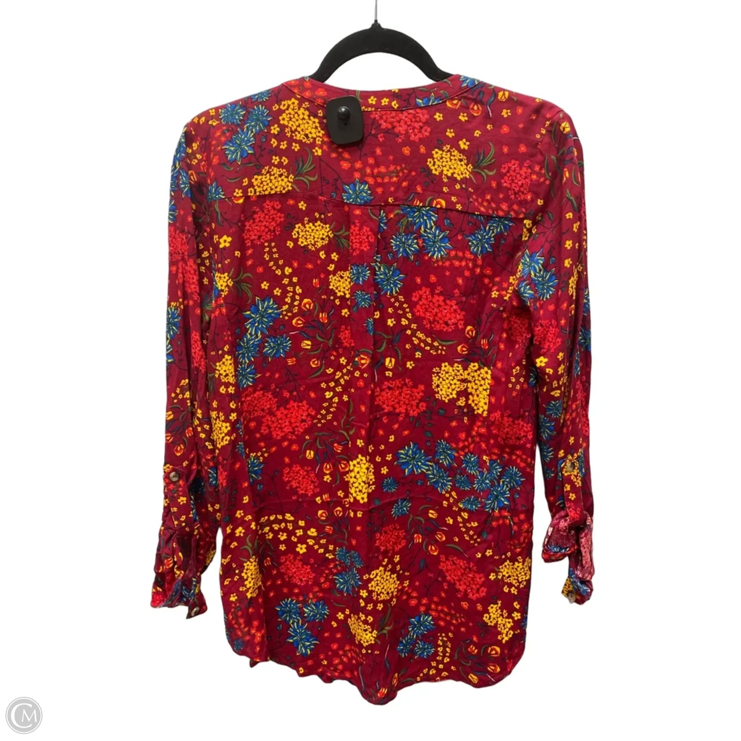 Top 3/4 Sleeve By Maeve In Floral Print, Size: S