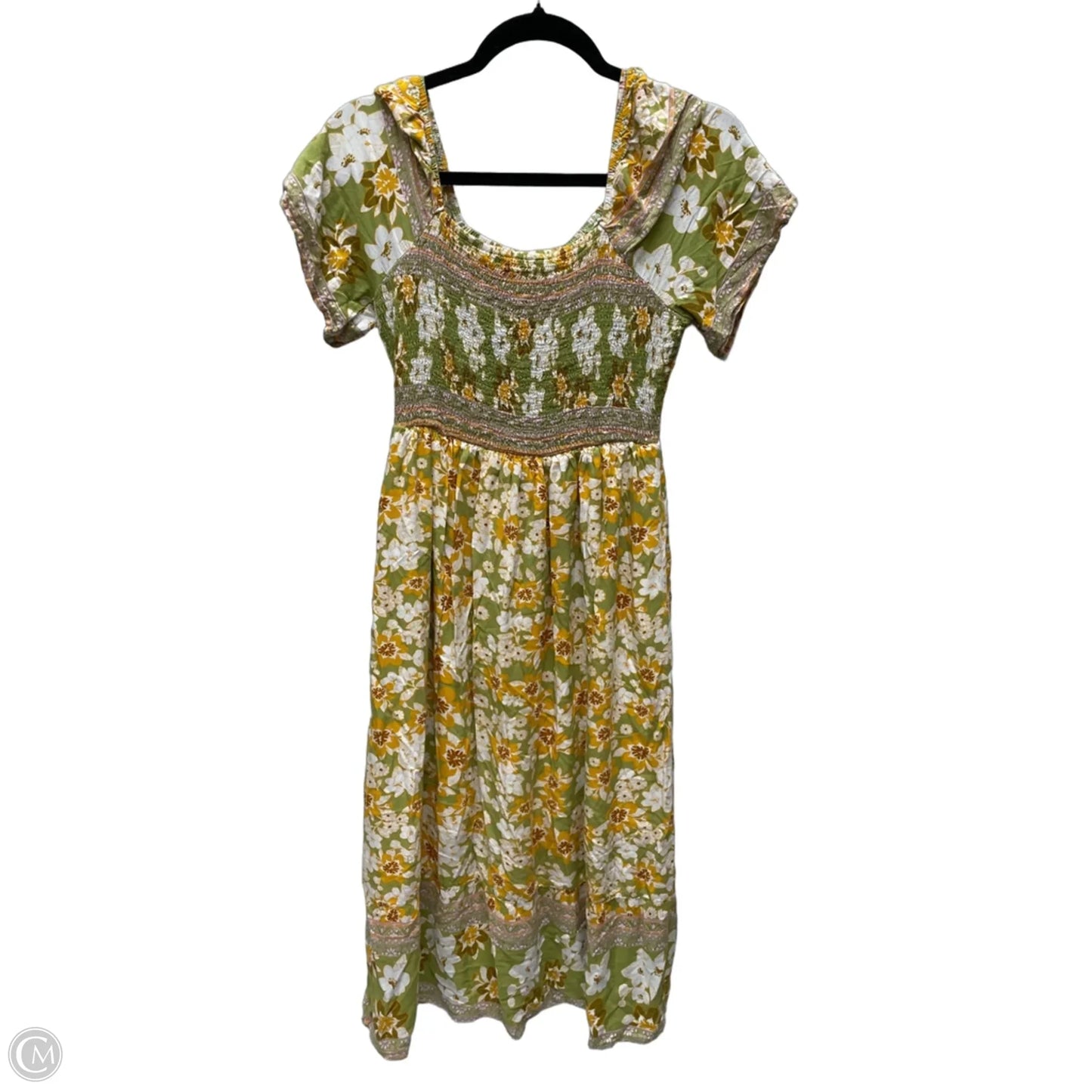 Dress Casual Midi By Polagram In Floral Print, Size: S