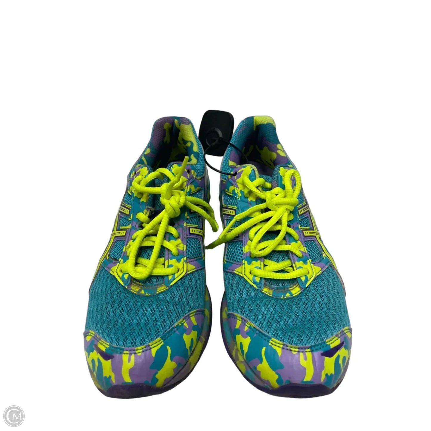Shoes Athletic By Asics In Green & Purple, Size: 7