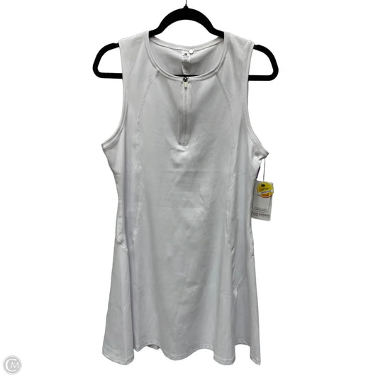 Athletic Dress By 90 Degrees By Reflex In White, Size: Xl
