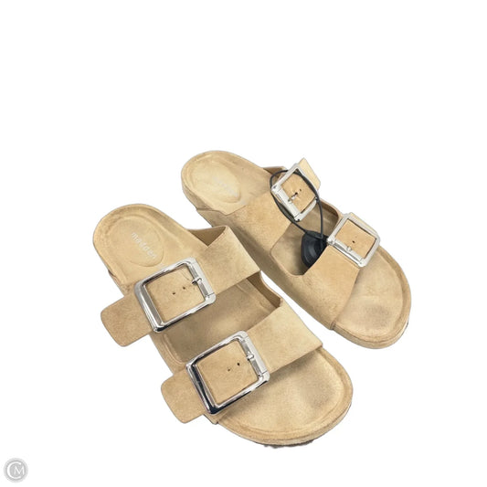 Sandals Flats By Madden Girl In Tan, Size: 7.5