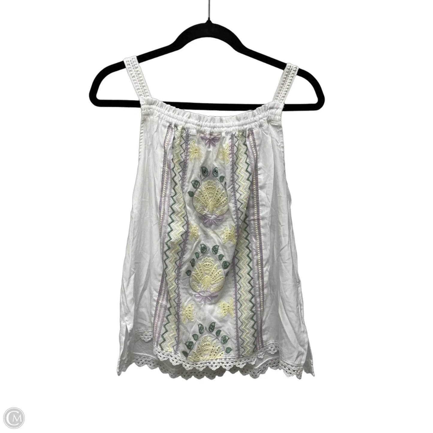 Top Sleeveless By Democracy In White, Size: M