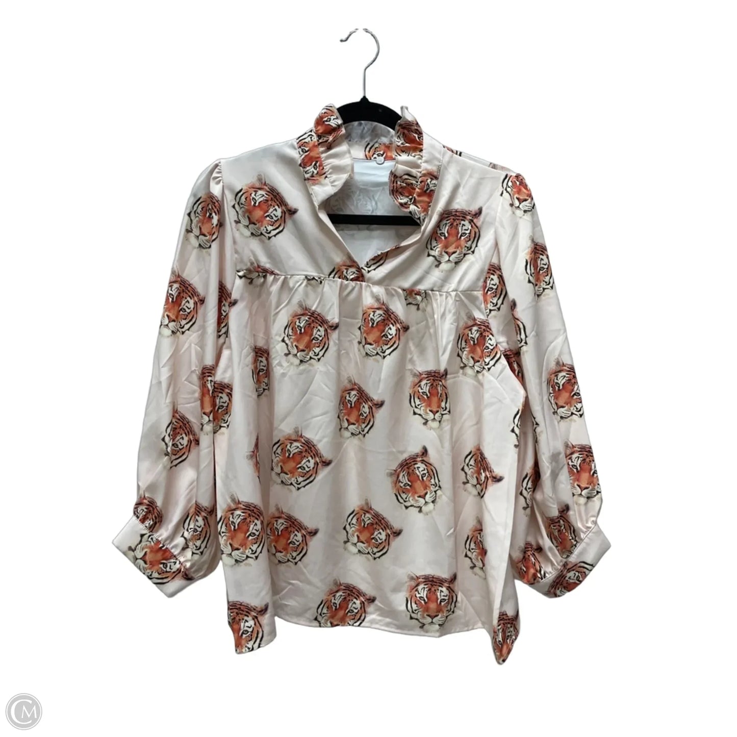 Top Short Sleeve By Clothes Mentor In Pink, Size: L