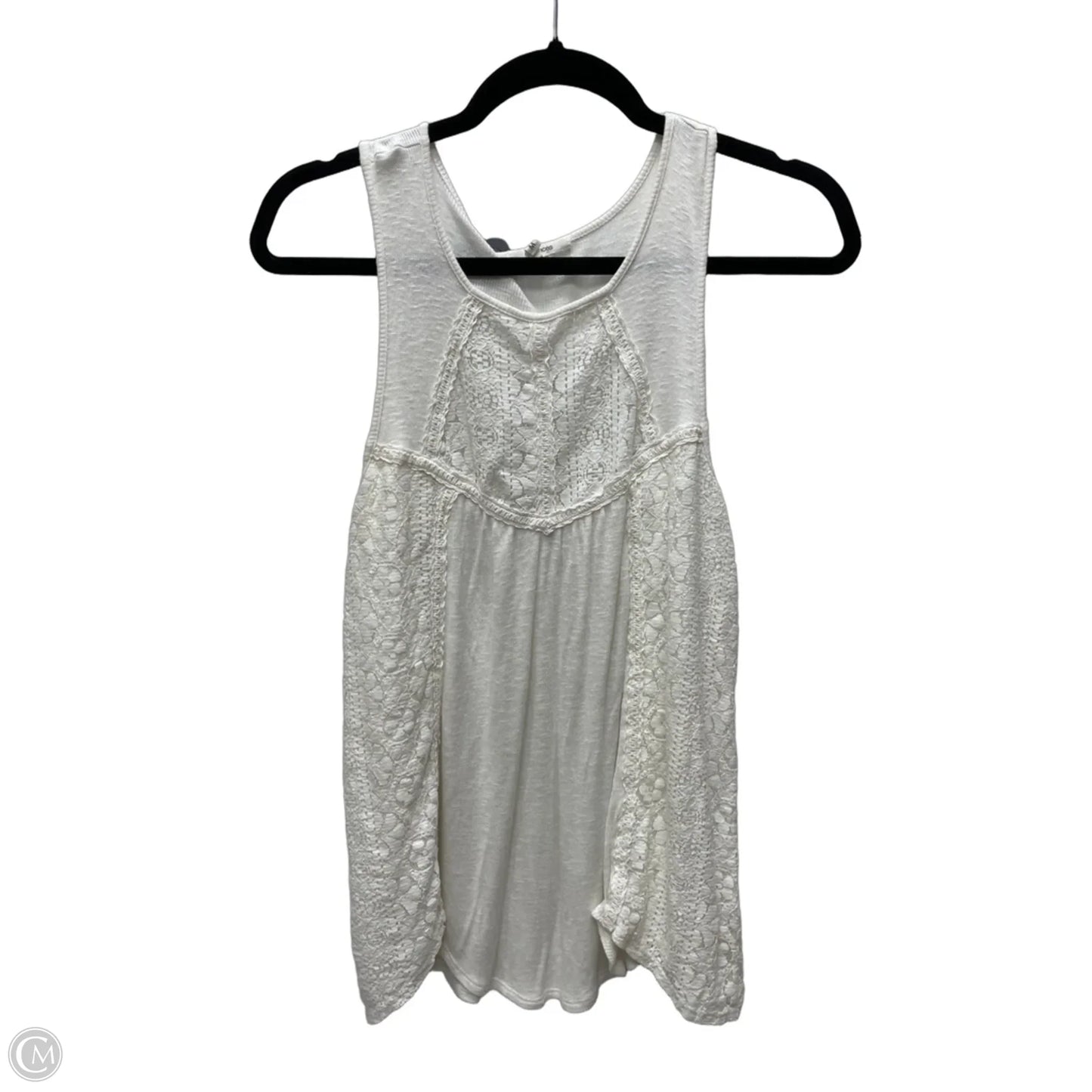 Top Sleeveless By Maurices In Cream, Size: M