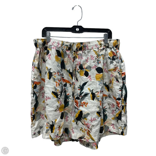 Shorts By Rachel Zoe In Floral Print, Size: 18
