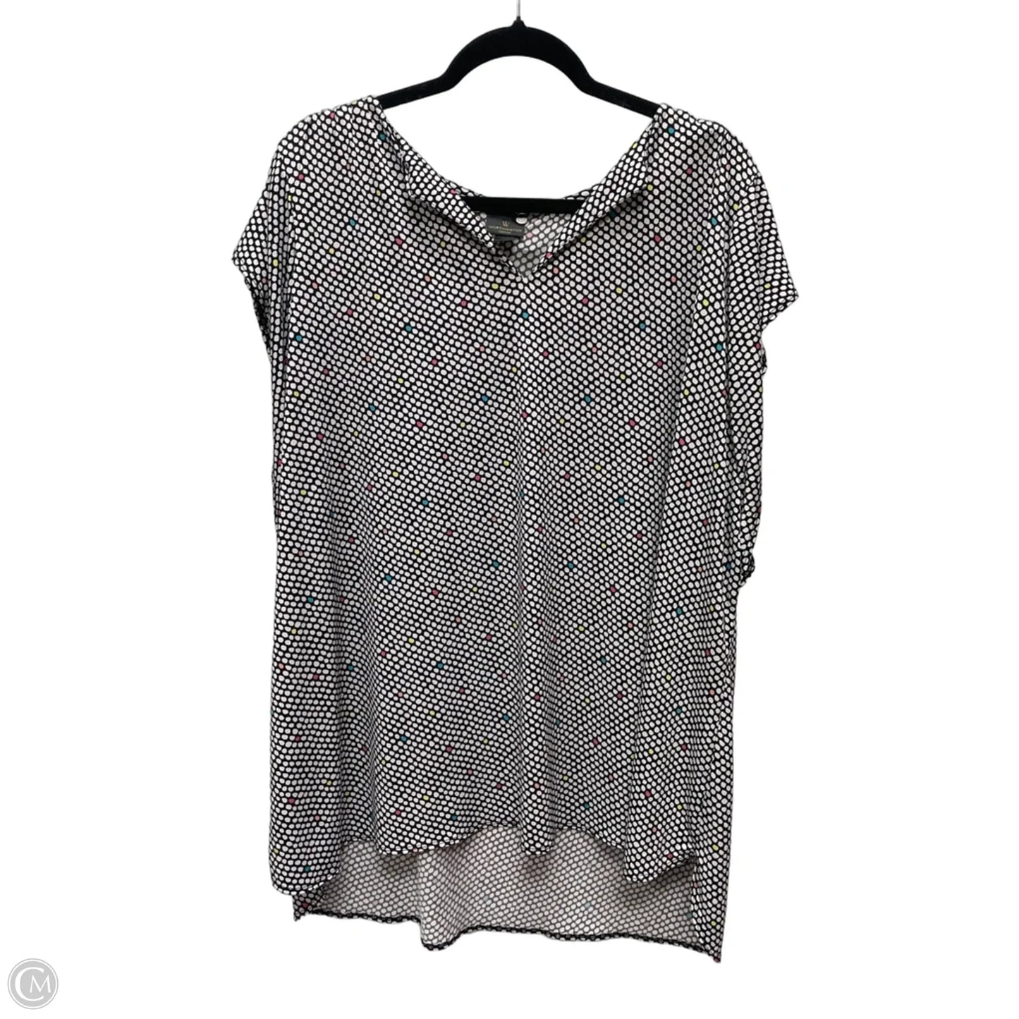 Top Sleeveless By Worthington In Polkadot Pattern, Size: 3x