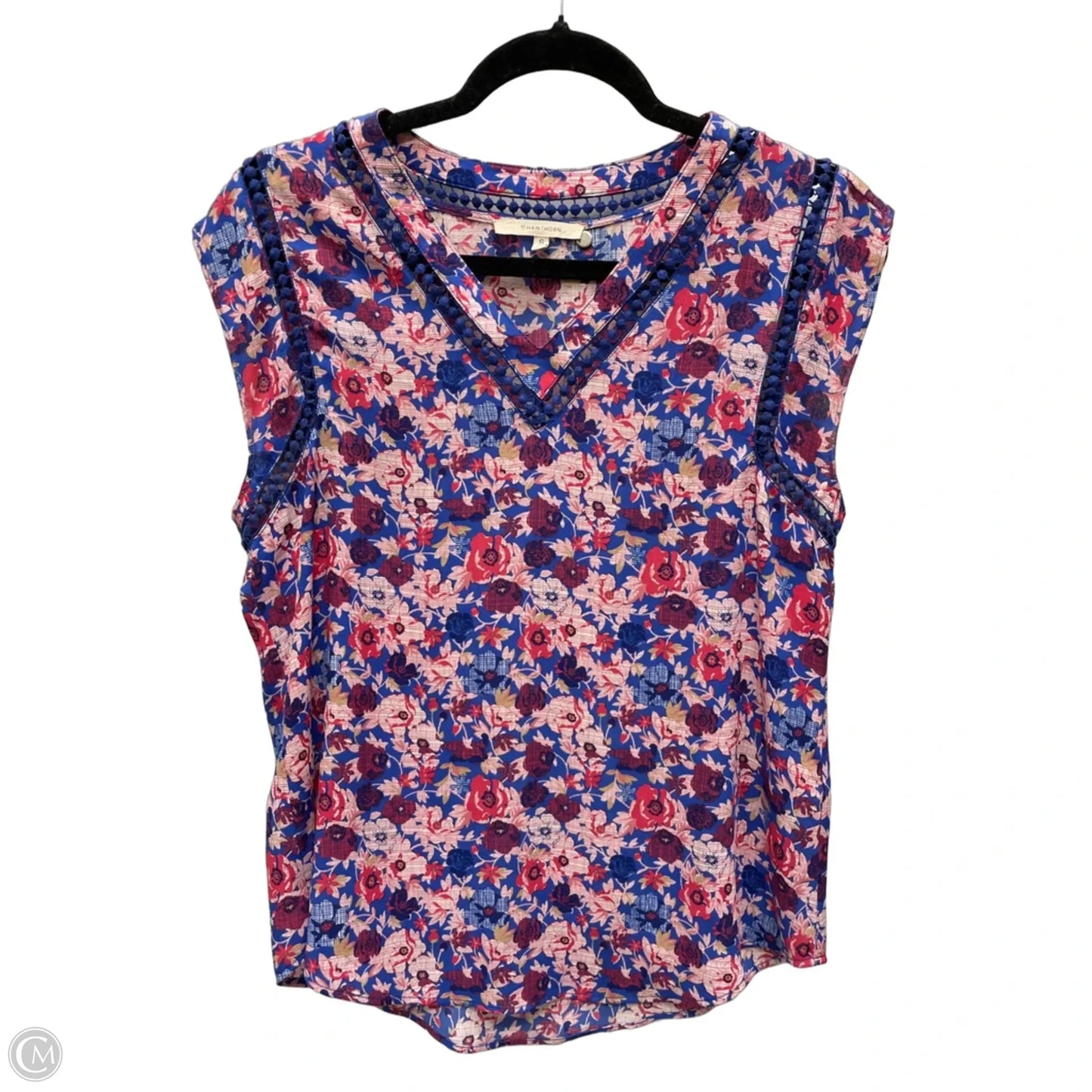 Top Sleeveless By Hawthorn In Floral Print, Size: S