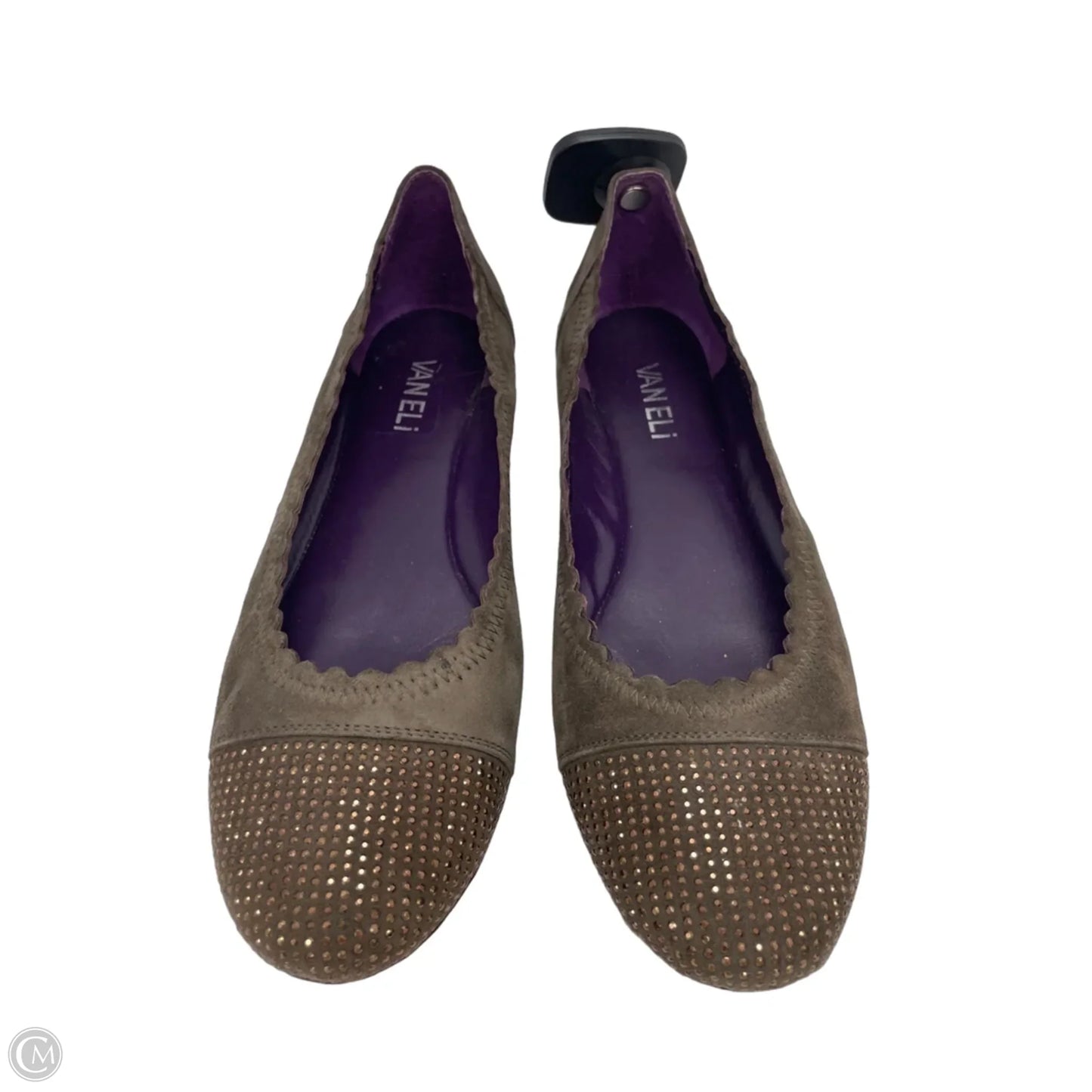 Shoes Flats By Vaneli In Brown, Size: 7