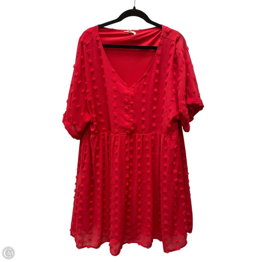 Dress Casual Short By Jodifl In Red, Size: 3x