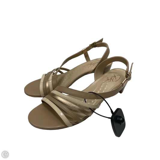 Shoes Heels Kitten By Ros Hommerson In Tan, Size: 9.5