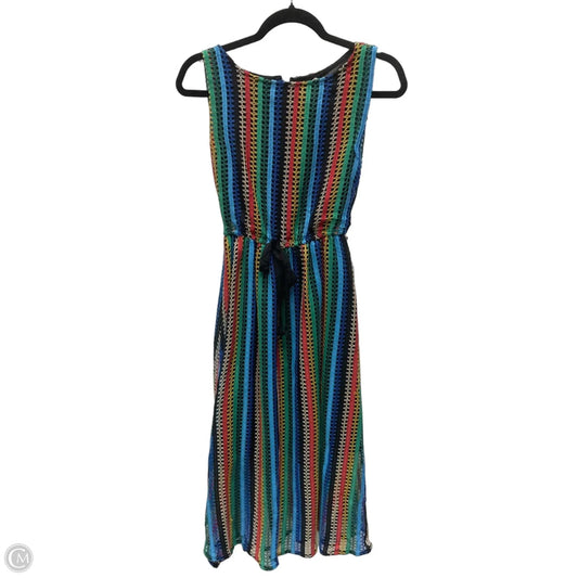 Dress Casual Midi By Eva Franco In Striped Pattern, Size: Xs