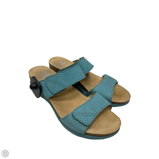 Sandals Flats By Dansko In Green, Size: 8.5