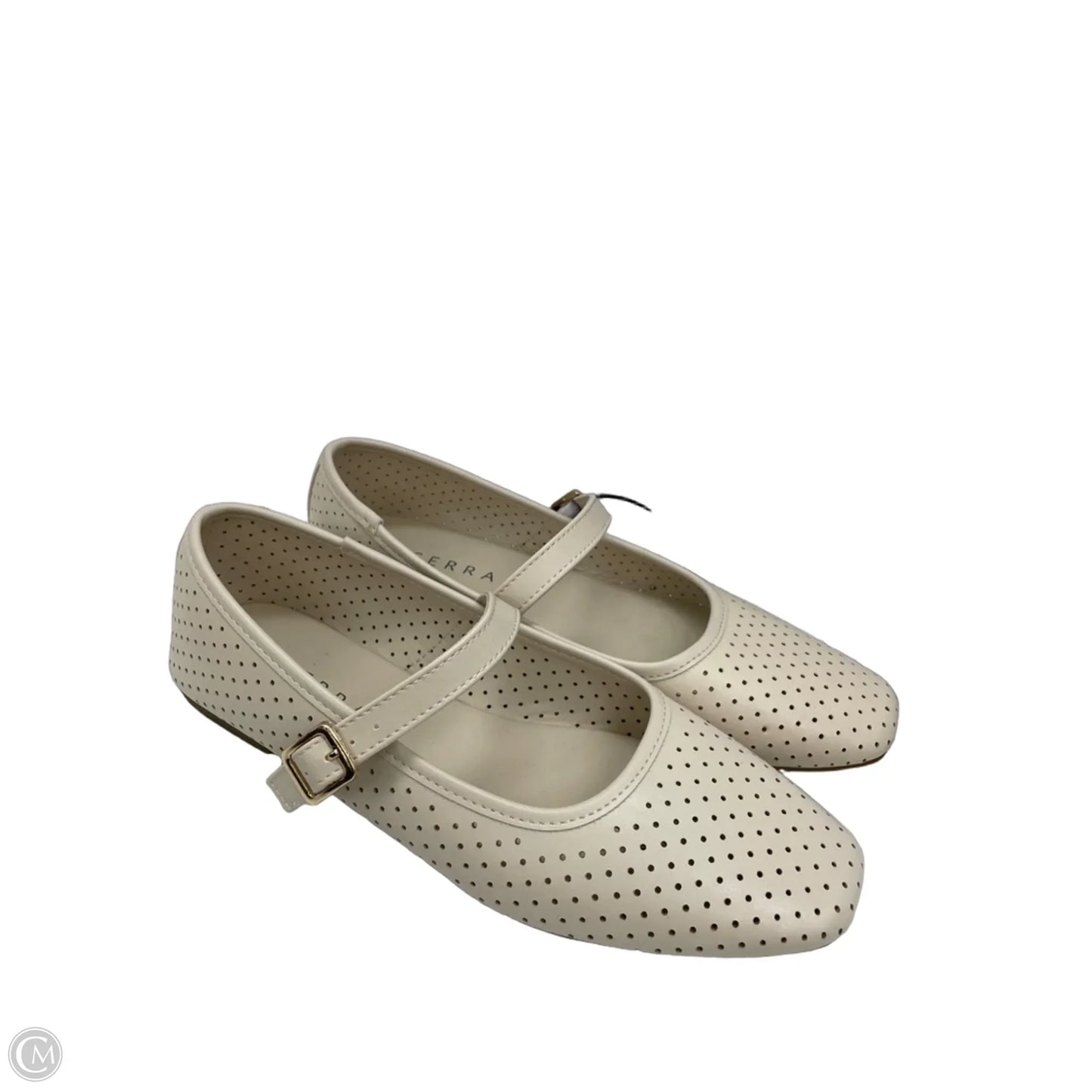 Shoes Flats By Serra In Cream, Size: 8
