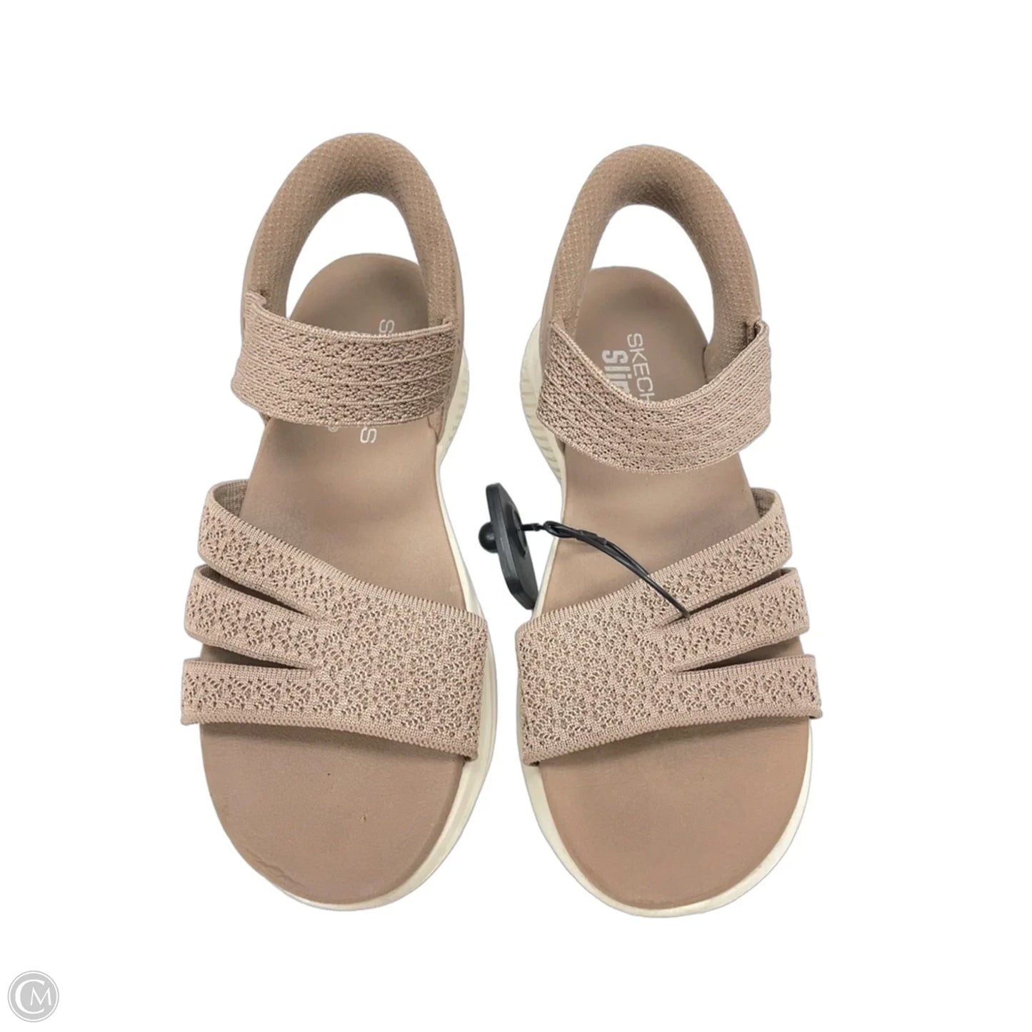 Sandals Flats By Skechers In Taupe, Size: 6.5