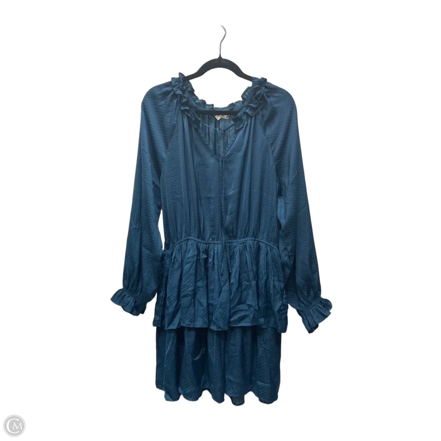 Dress Casual Short By Clothes Mentor In Teal, Size: L