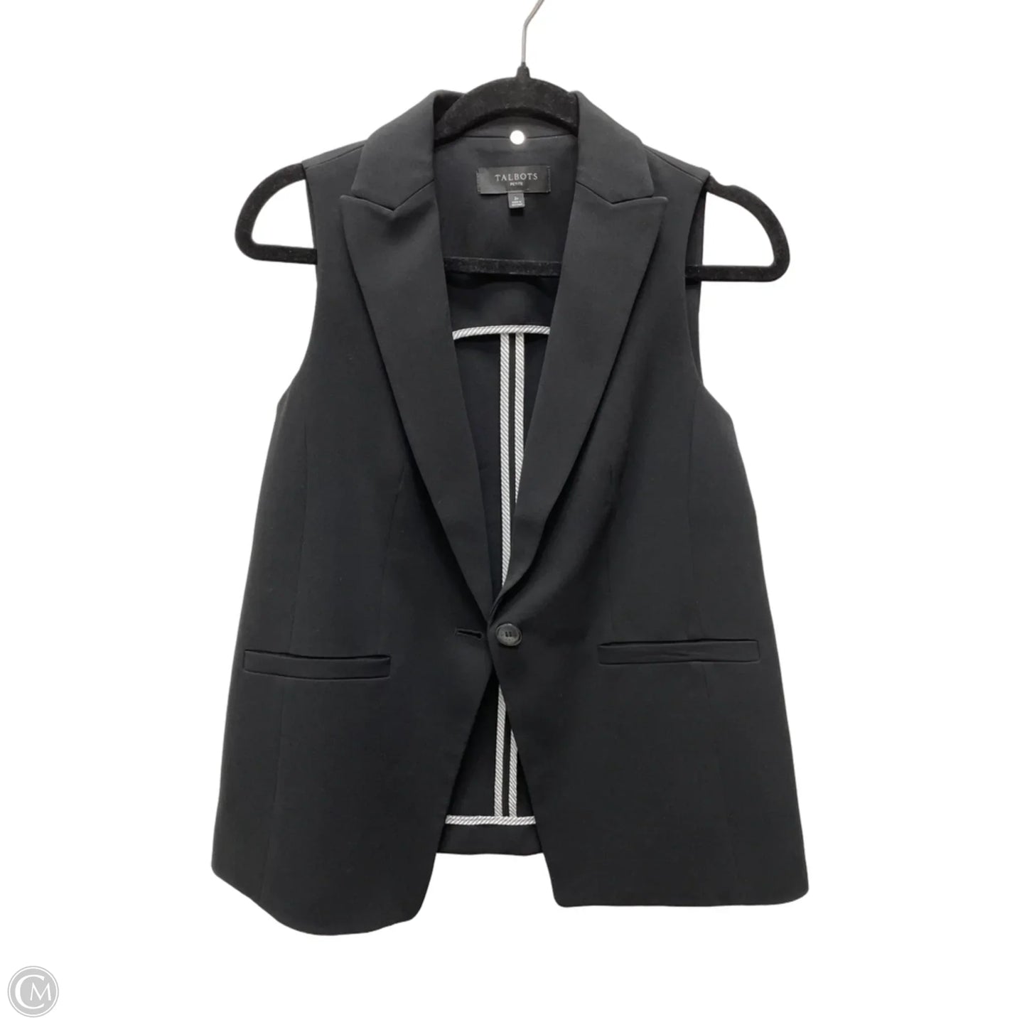 Blazer By Talbots In Black, Size: Xsp