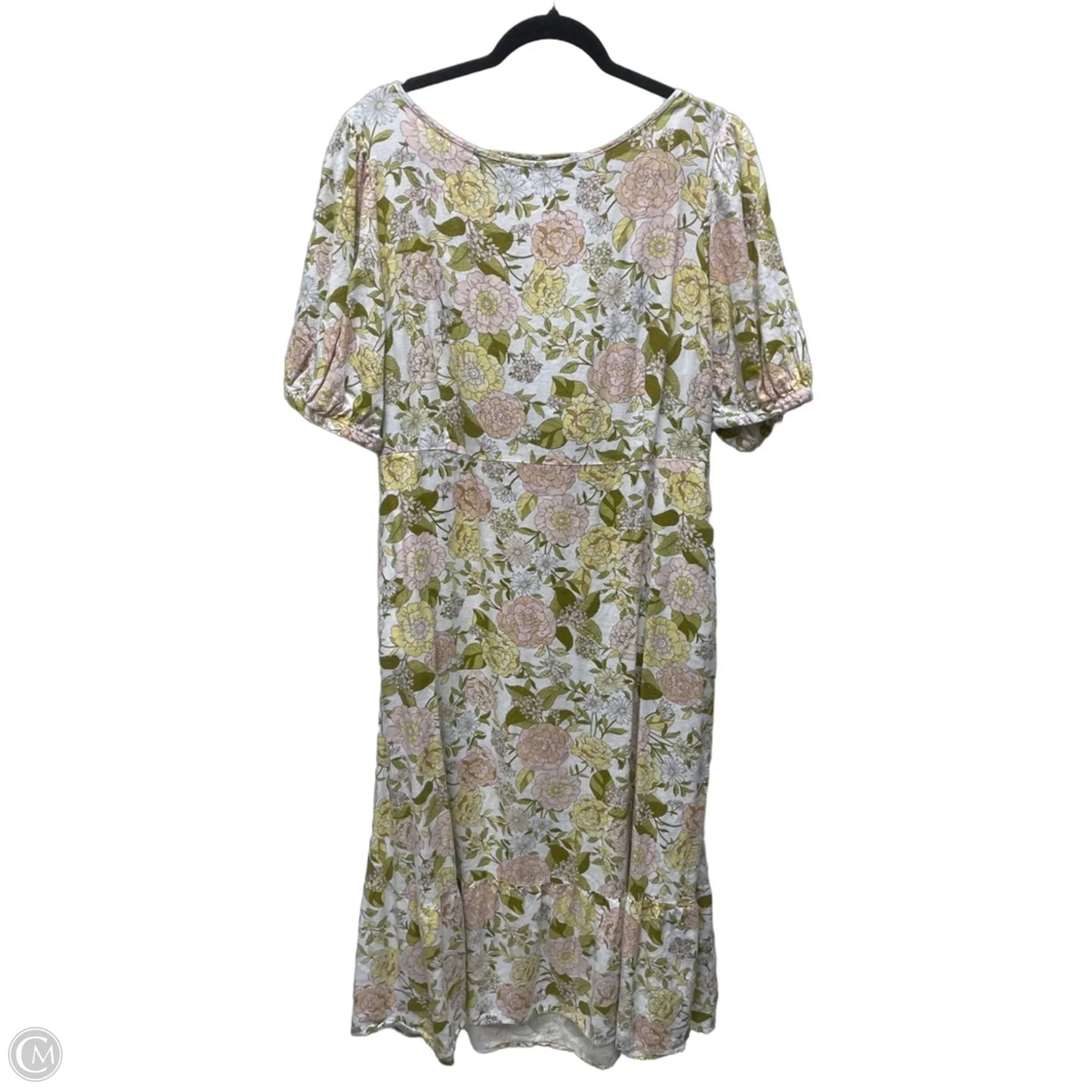 Dress Casual Maxi By Who What Wear In Floral Print, Size: 2x
