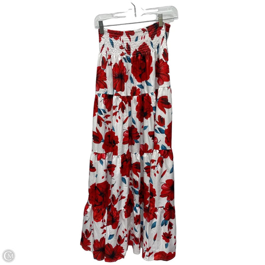 Skirt Maxi By Clothes Mentor In Floral Print, Size: 20