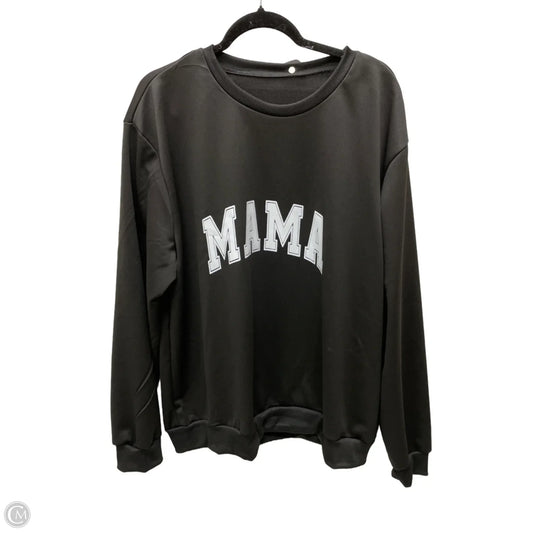 Top Long Sleeve By Clothes Mentor In Black, Size: 2x
