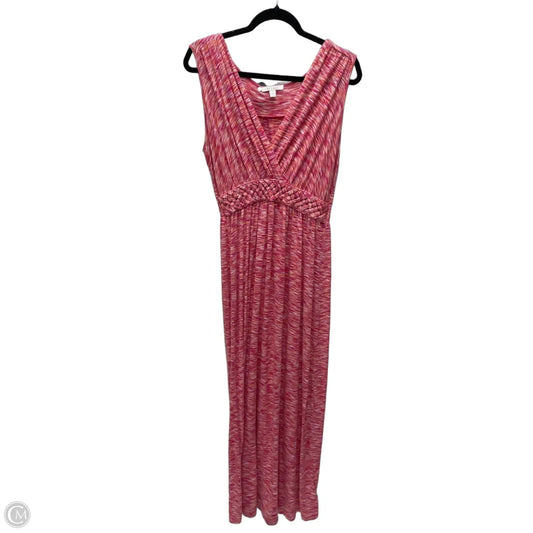 Dress Casual Maxi By Spense In Orange & Pink, Size: S