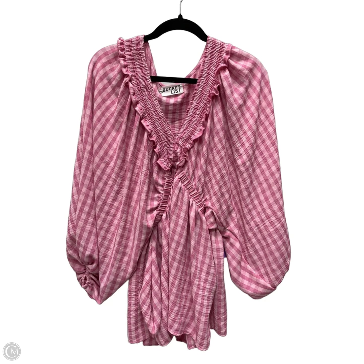 Romper By Bucketlist In Plaid Pattern, Size: M