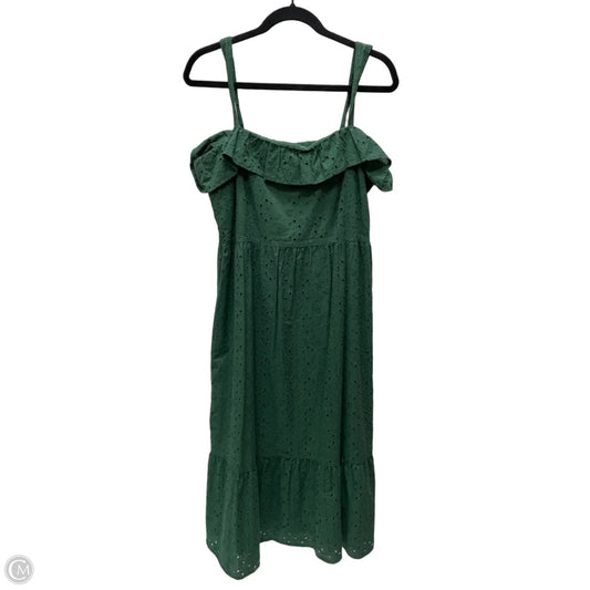Dress Casual Maxi By Loft In Green, Size: M