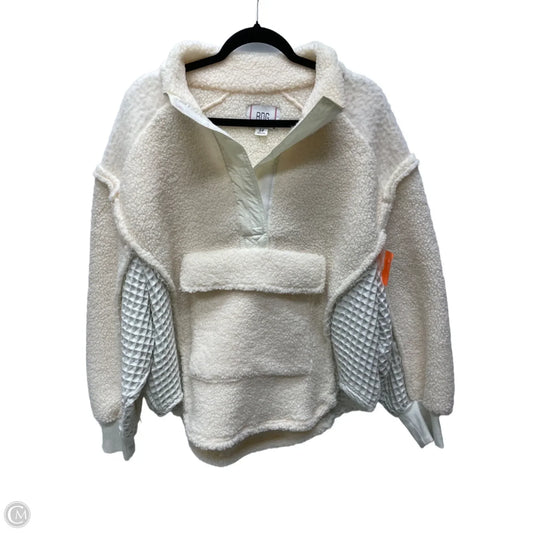 Jacket Faux Fur & Sherpa By Bogs In Cream, Size: S