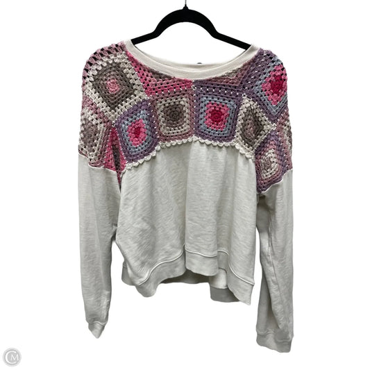 Top Long Sleeve By Lucky Brand In Multi-colored, Size: L