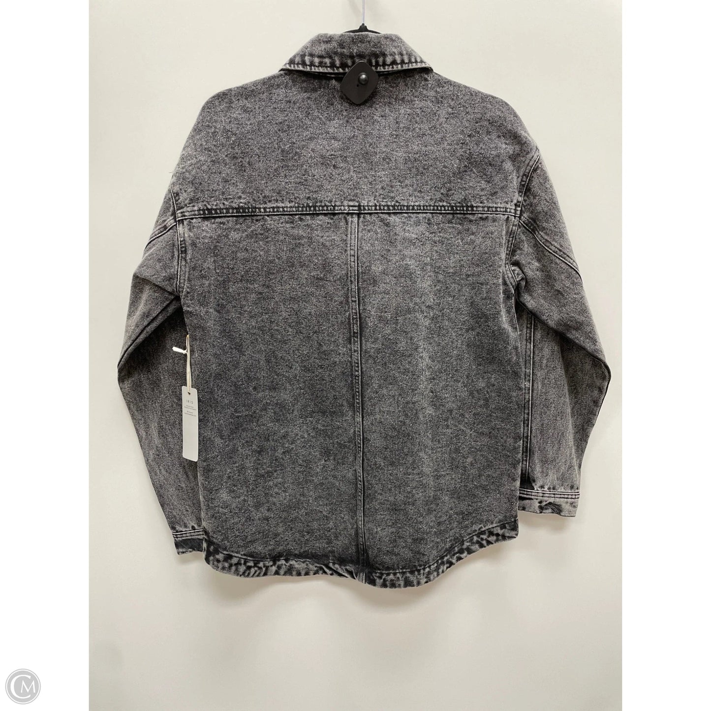 Jacket Denim By Iris In Grey Denim, Size: M