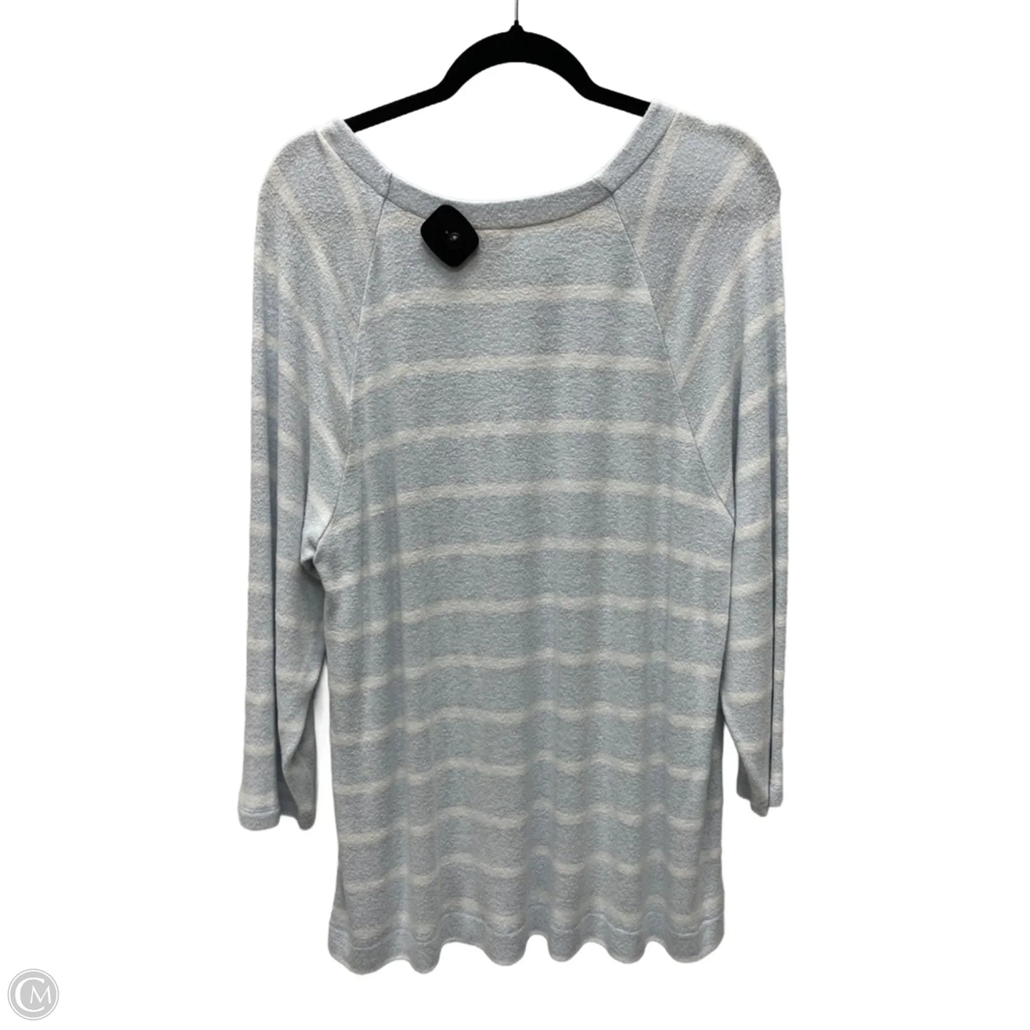 Sweater By Chicos In Striped Pattern, Size: 2x